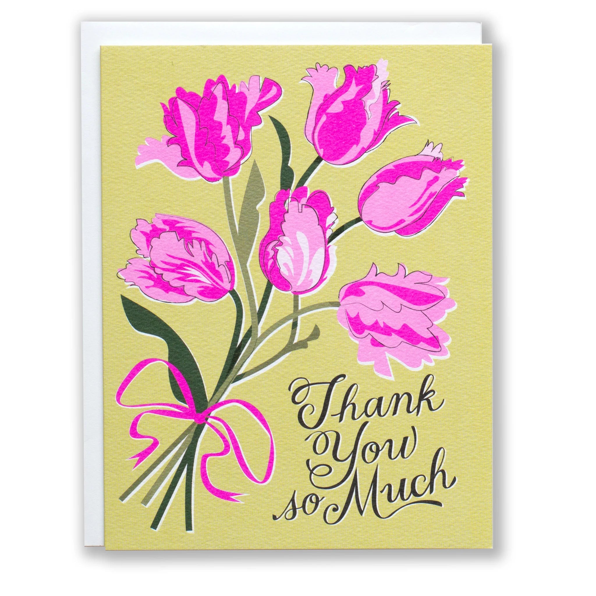 Thank You Tulips Note Card