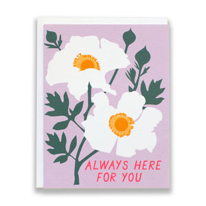 Always Here For You Note Card