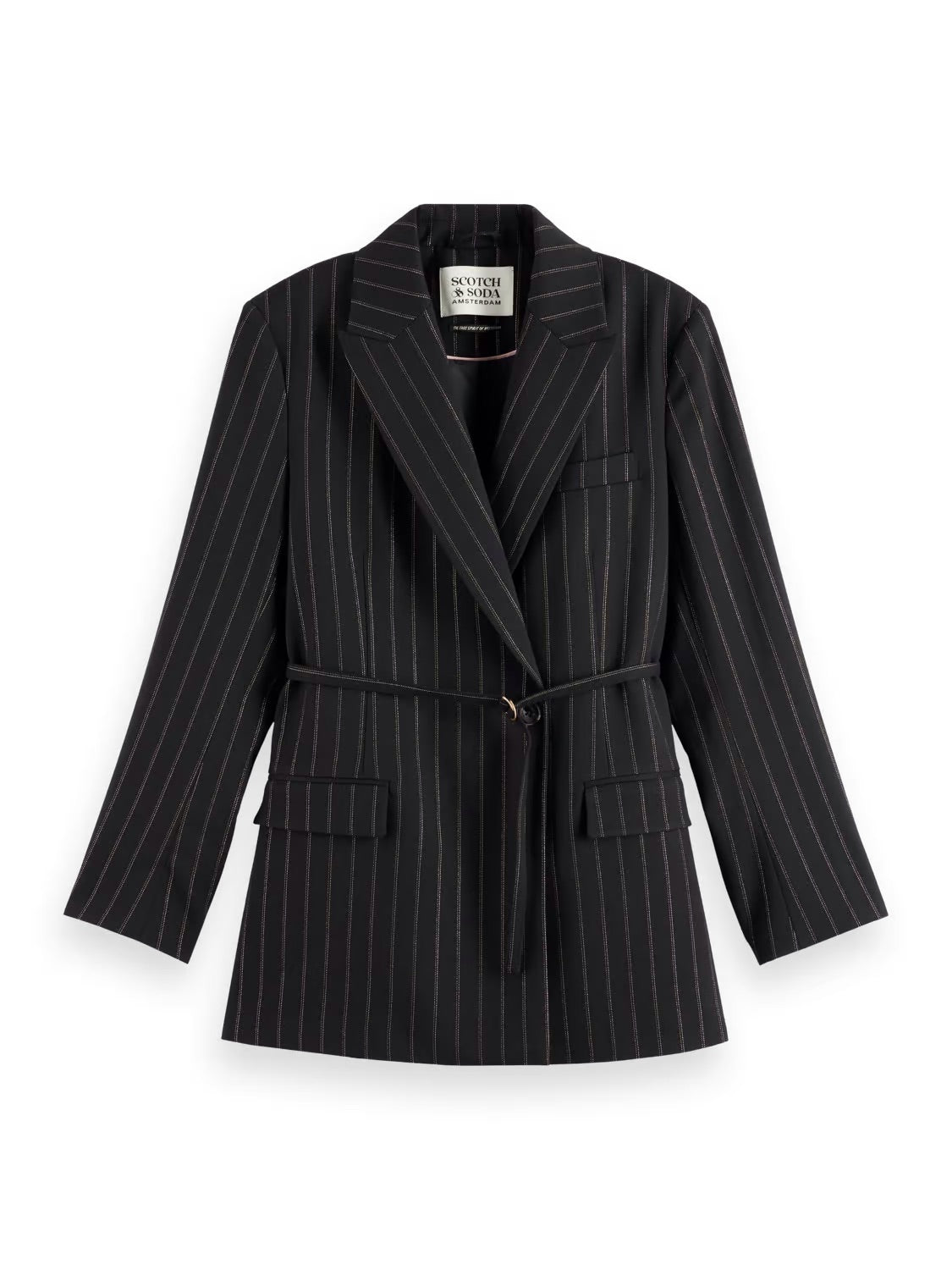 Lurex Pinstripe Blazer