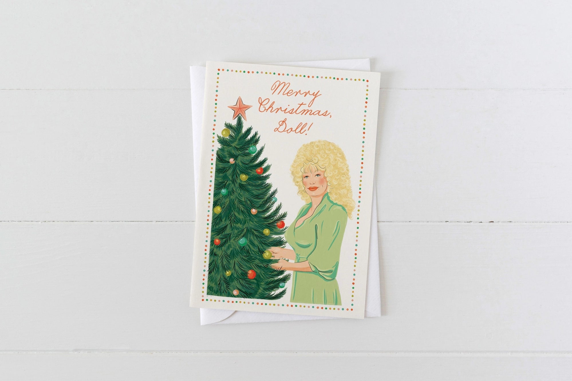 Dolly Parton Christmas Card