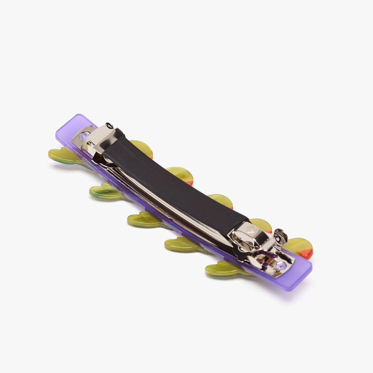 Pasadena Green Parrots French Barrette