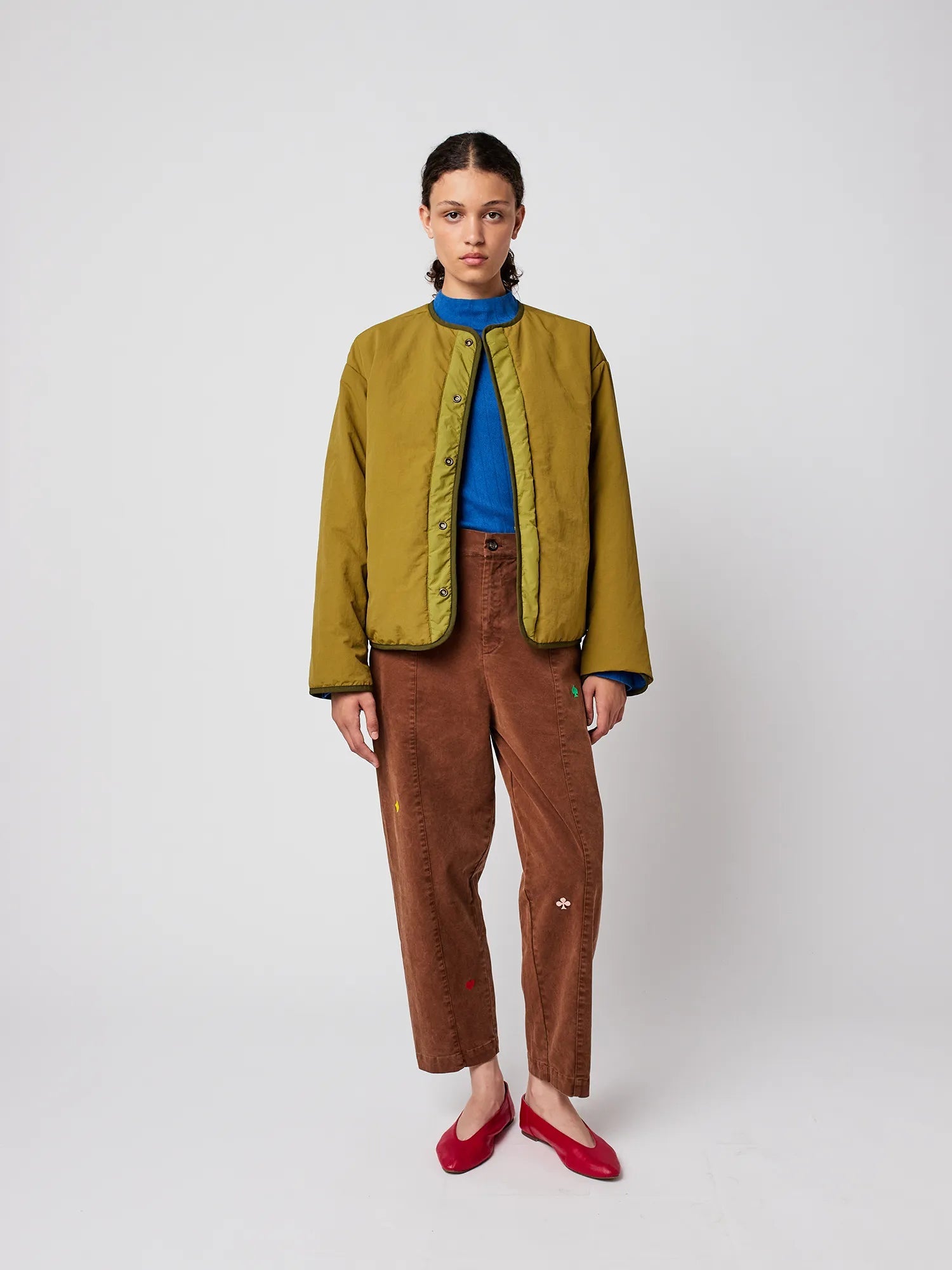 Colour Block Reversible Jacket