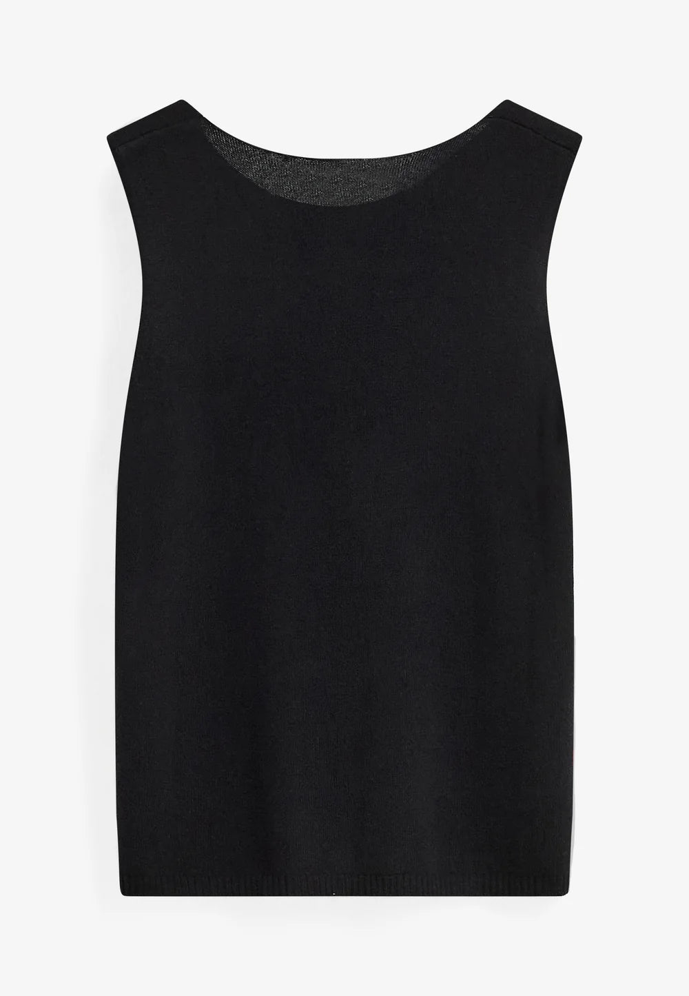 Auburns Knit Tank In Black