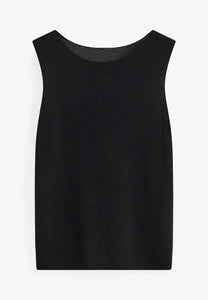 Auburns Knit Tank In Black