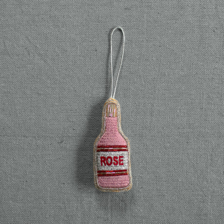 Rosé Bottle Ornaments