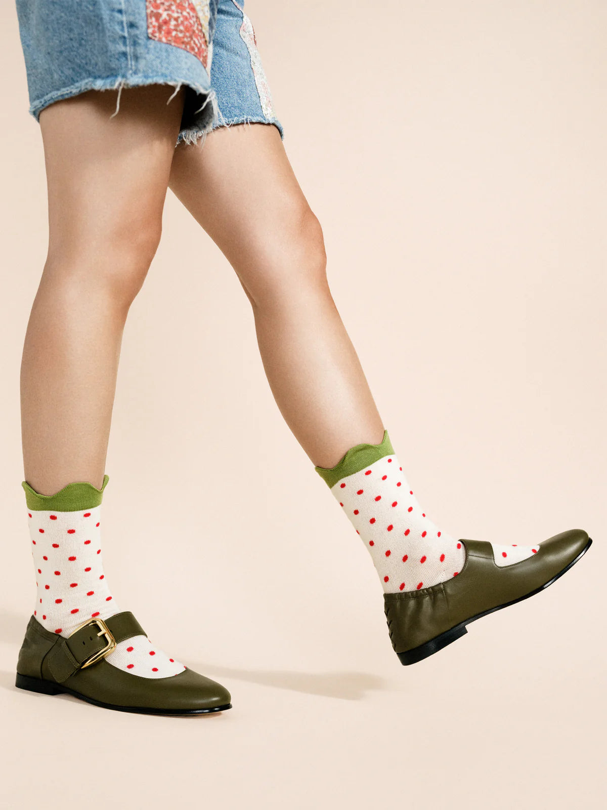 Pineberry Crew Socks