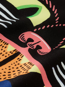 Nine Lives Print Foulard