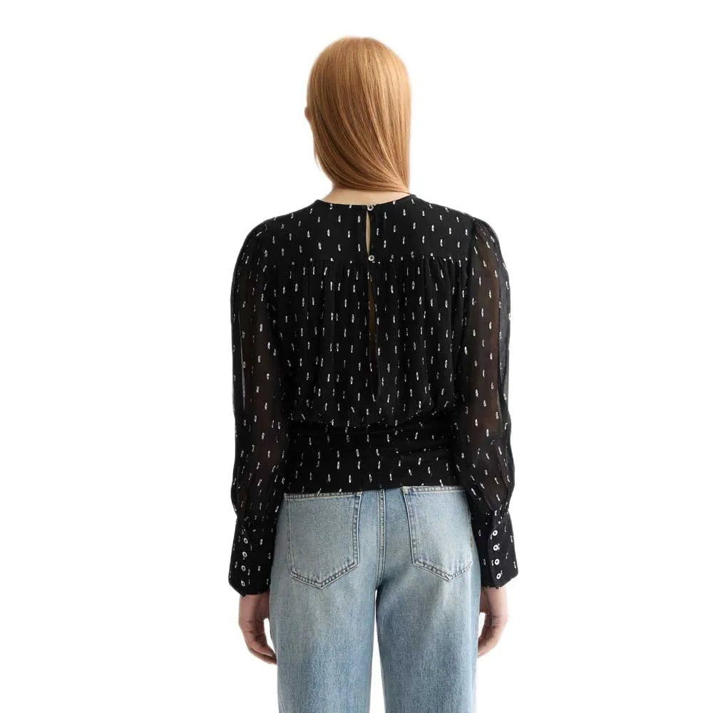 Fil Coupe Blouse In Meteorite