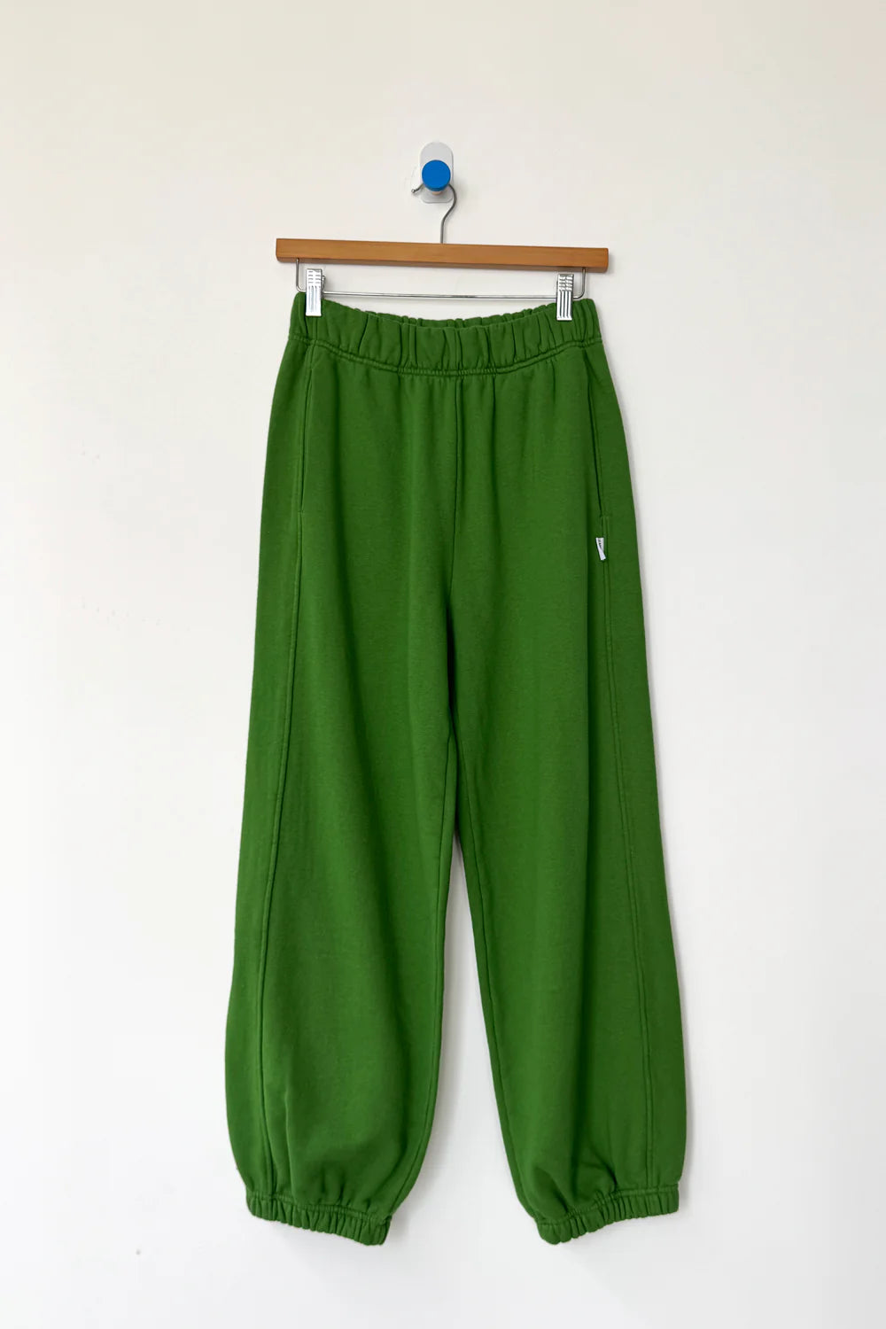 French Terry Balloon Pants In Avocado