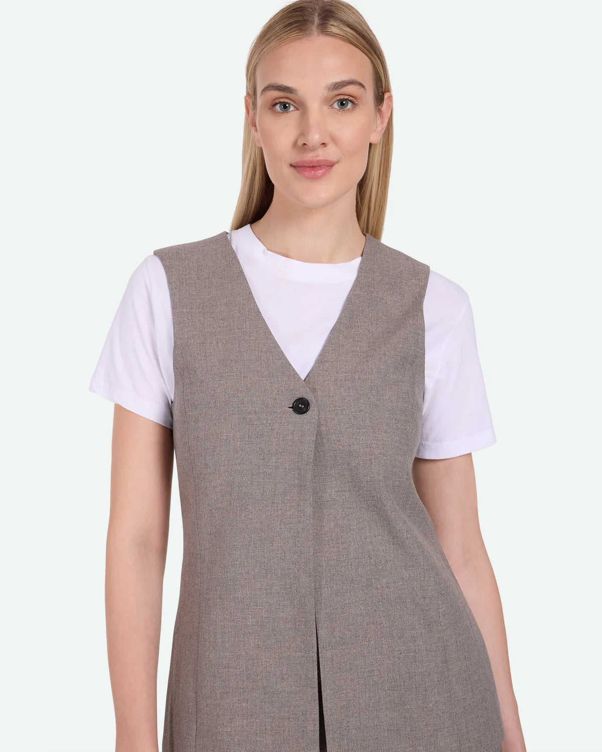 Davida Waistcoat In Pine Bark