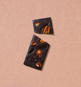 Spring & Mulberry Pecan Date Chocolate Bar