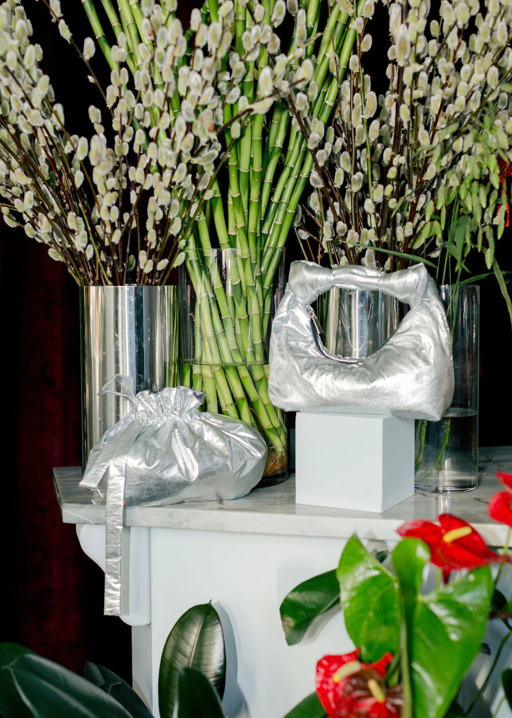 Dumpling Bag In Mercury
