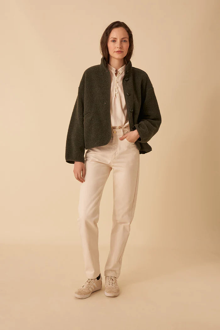 Zlavina Wool Jacket In Pickle