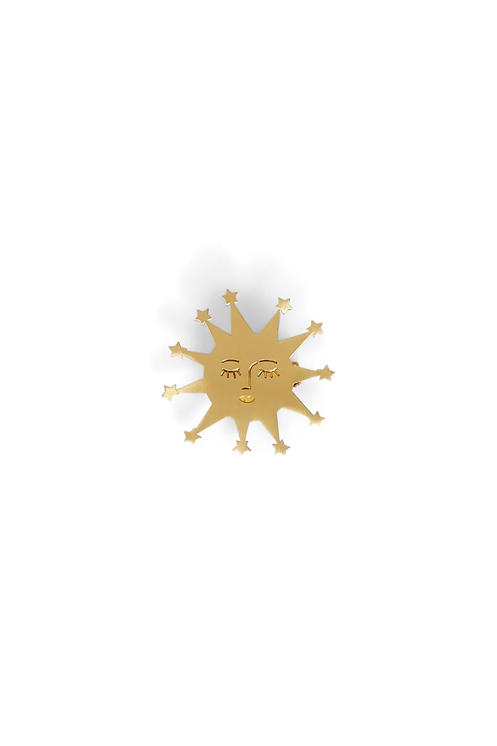 Orient Sun Brooch