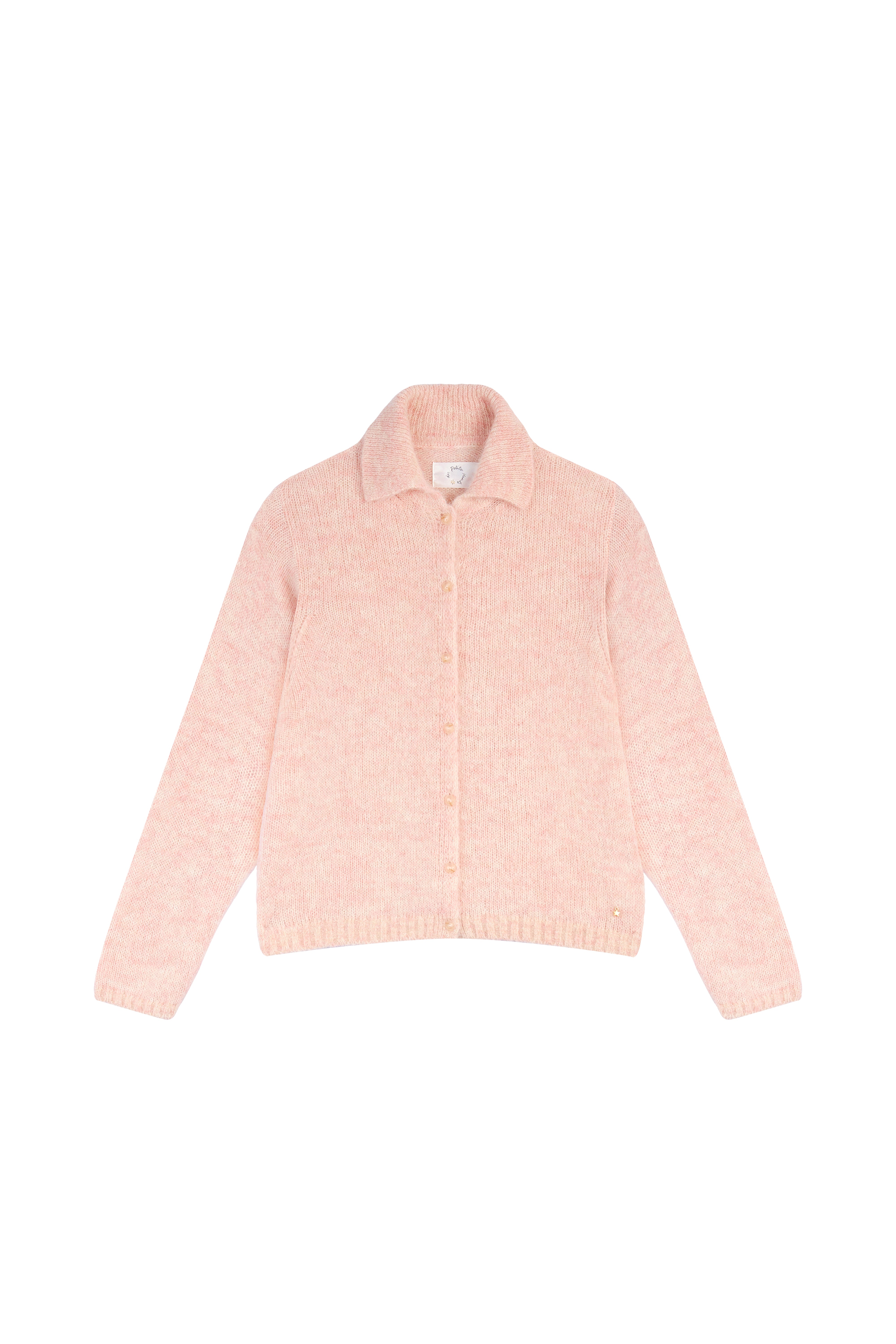 Anouka Cardigan In Powder Pink