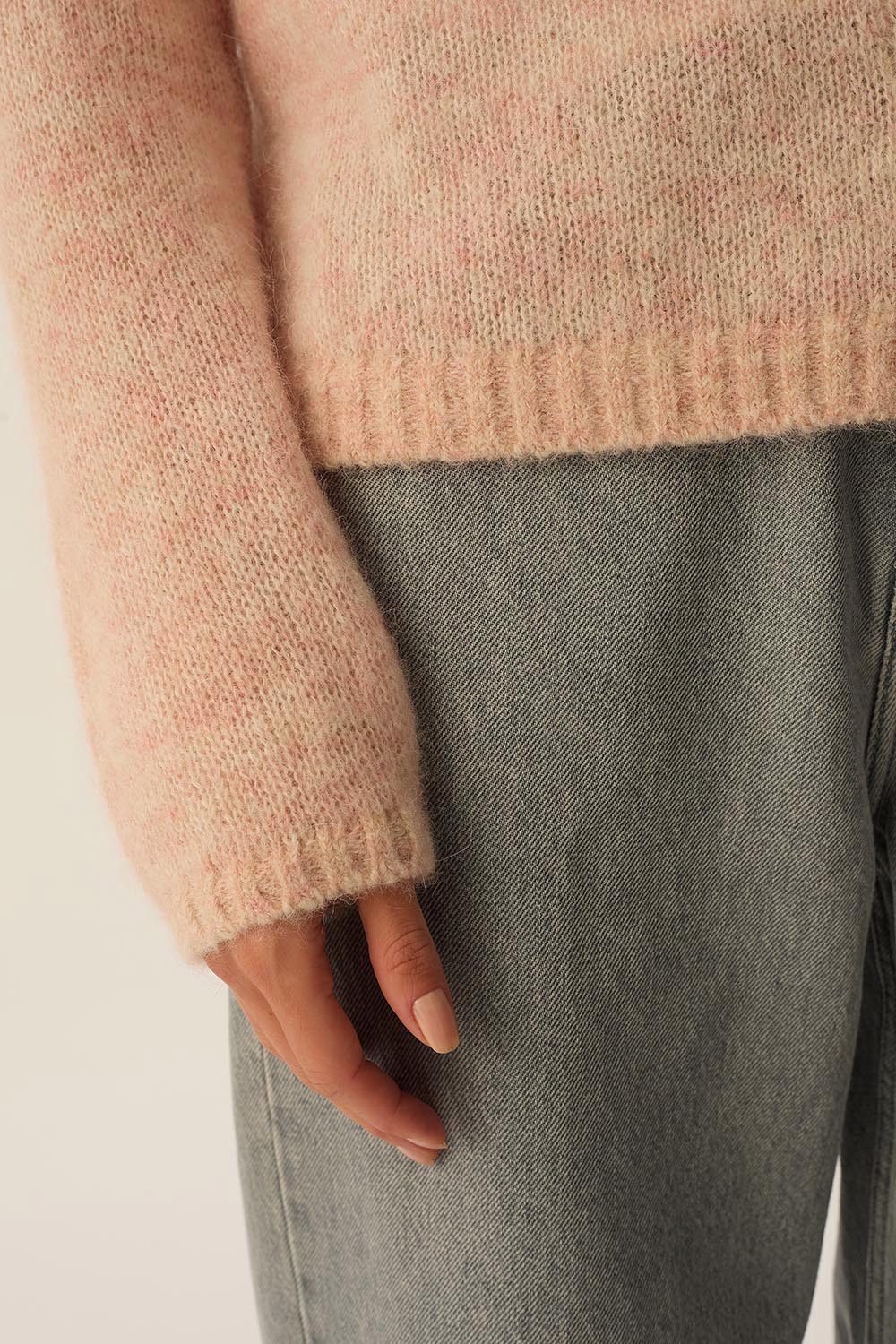 Anouka Cardigan In Powder Pink
