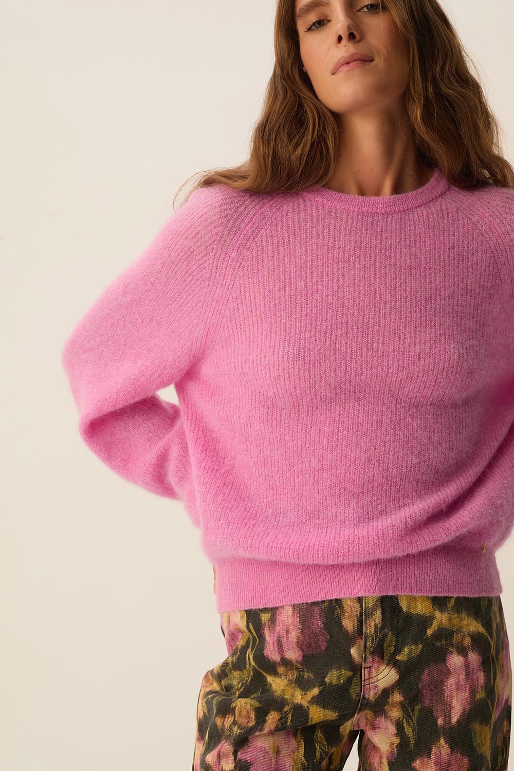 Carlos Pullover In Lady Pink