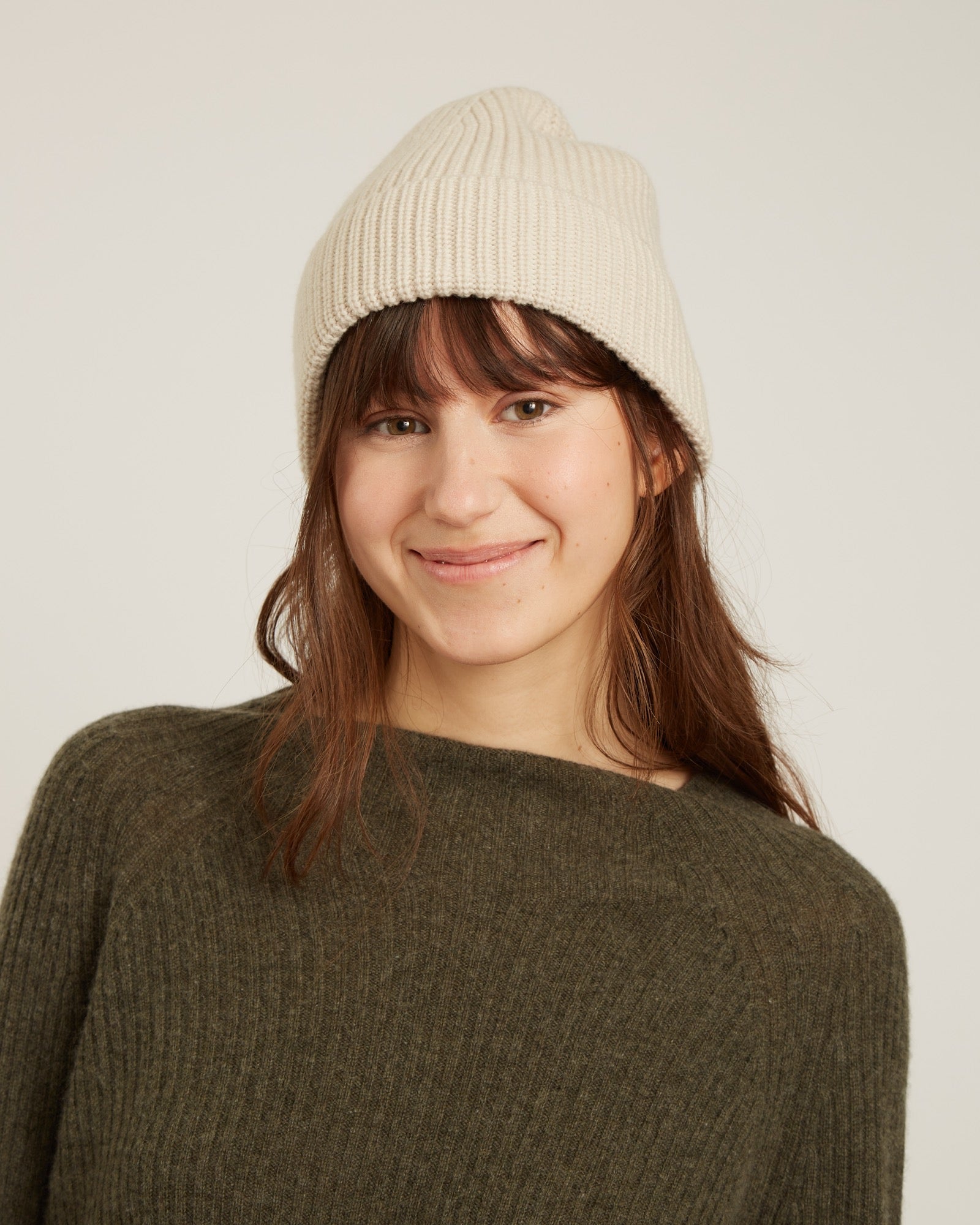 Bara Sweater Melange In Army Green
