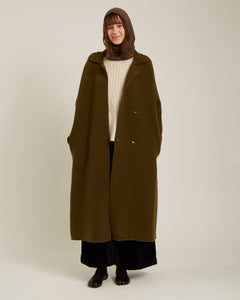 Solene Coat In Olive