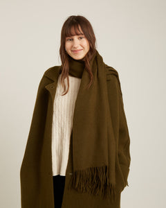 Solene Coat In Olive