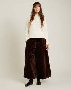 Amaris Cotton & Cashmere Sweater In White