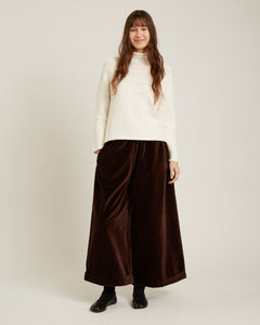 Amaris Cotton & Cashmere Sweater In White
