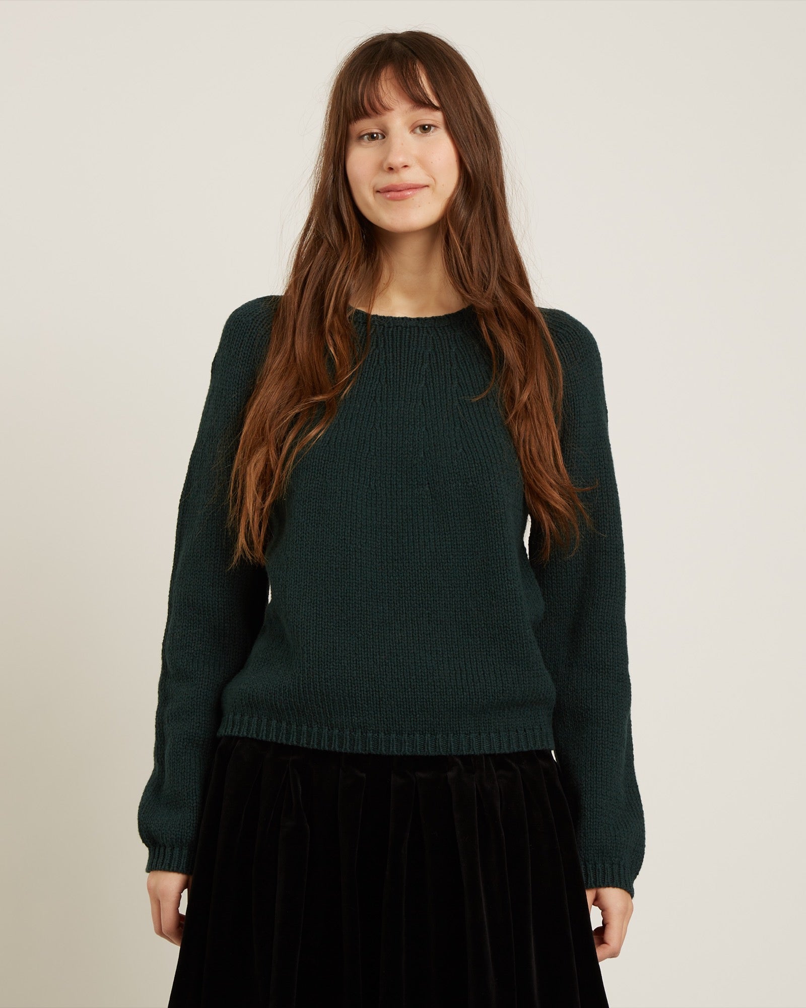 Alliona Sweater In Forest Green
