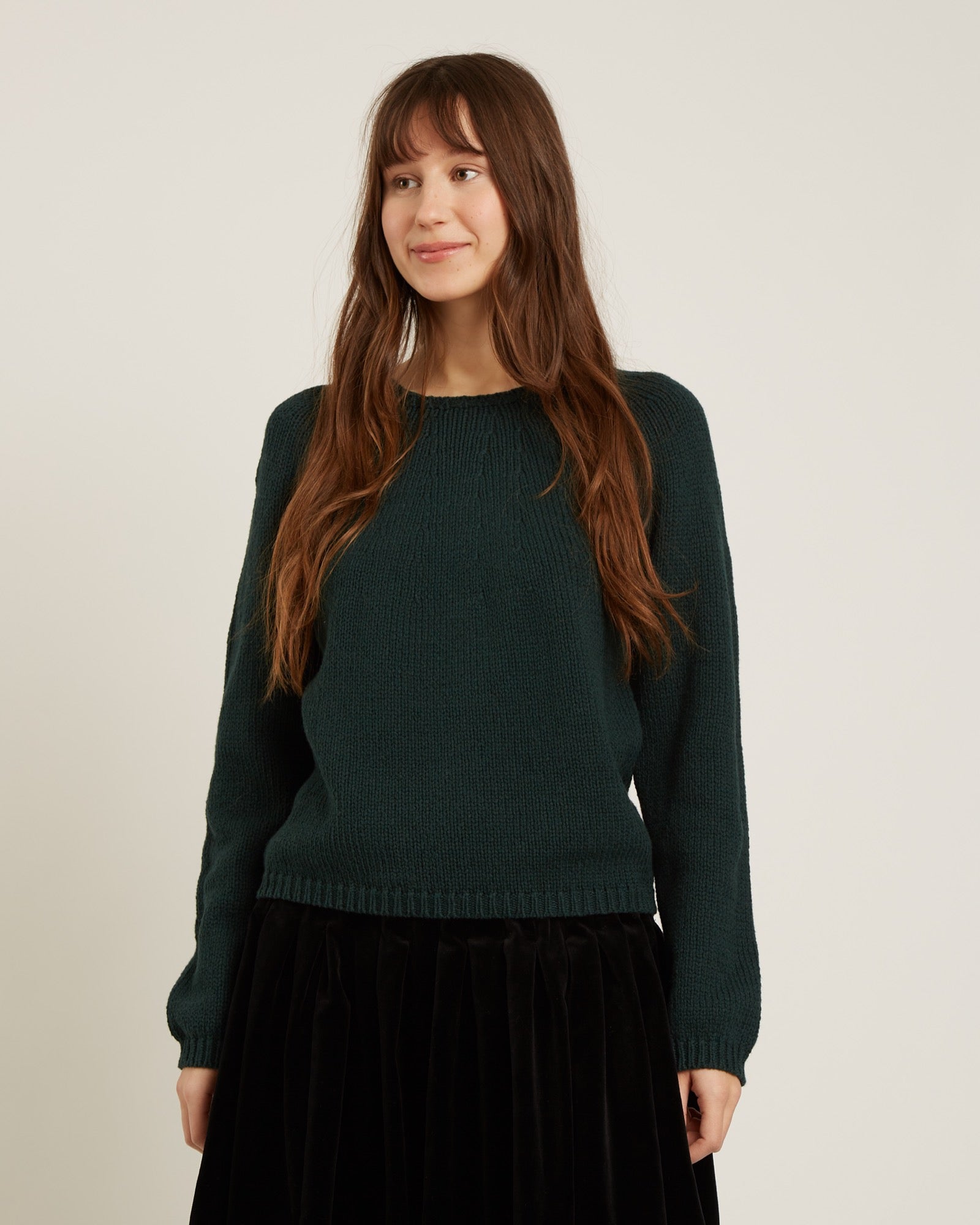 Alliona Sweater In Forest Green
