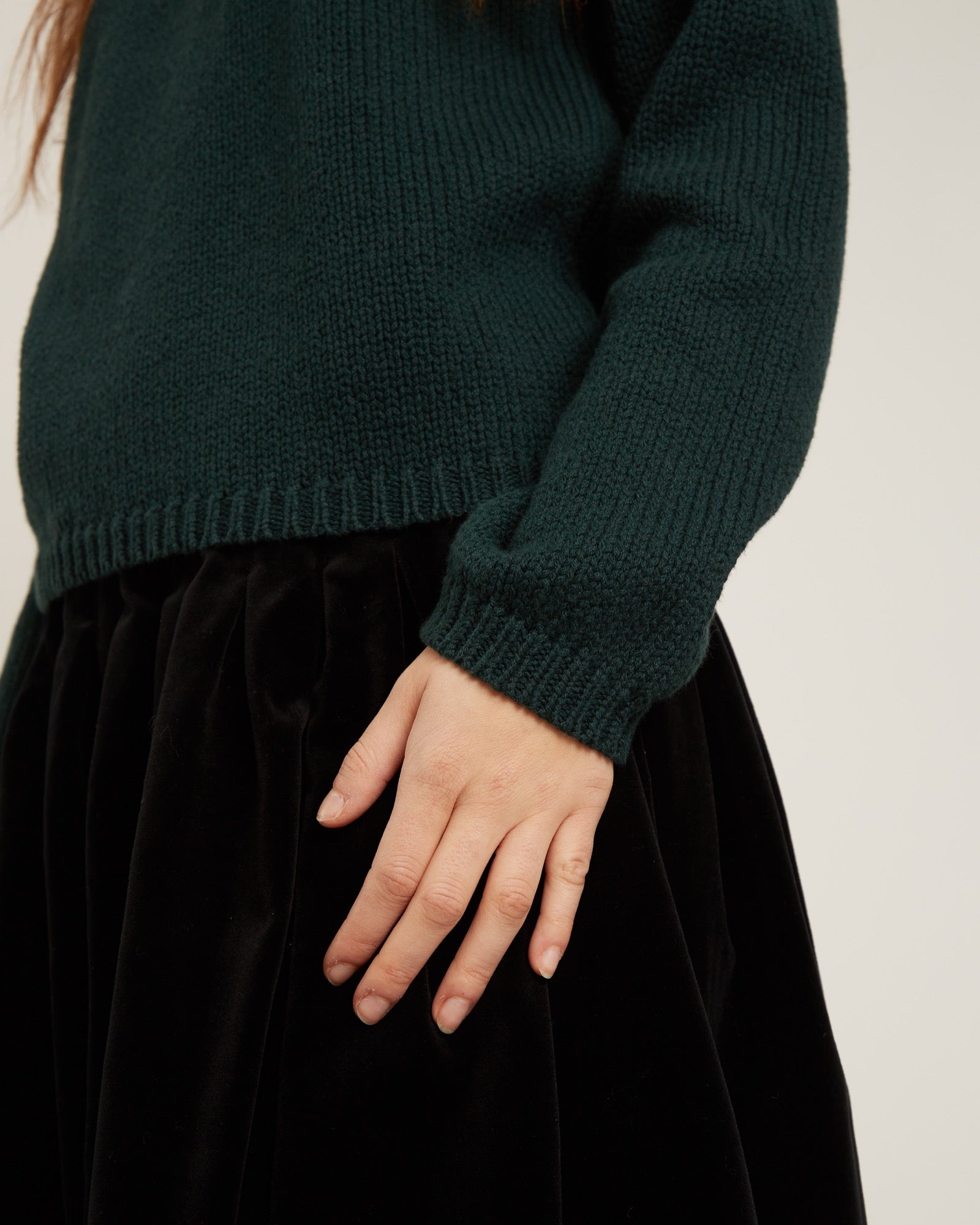 Alliona Sweater In Forest Green