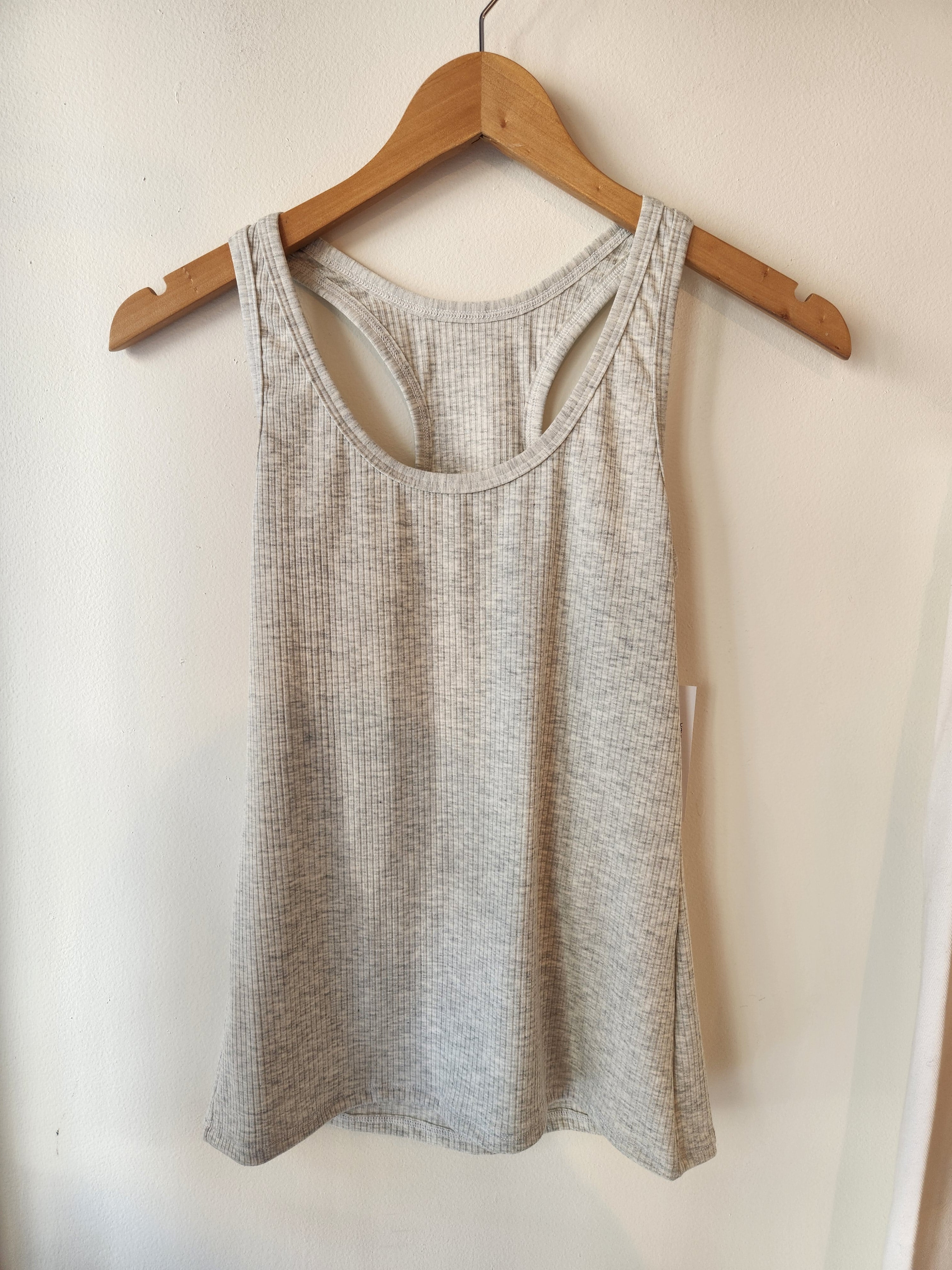 Bamboo Rib Camisole In Grey