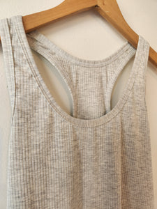 Bamboo Rib Camisole In Grey