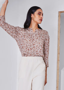 Barity Blouse in Opal Floral