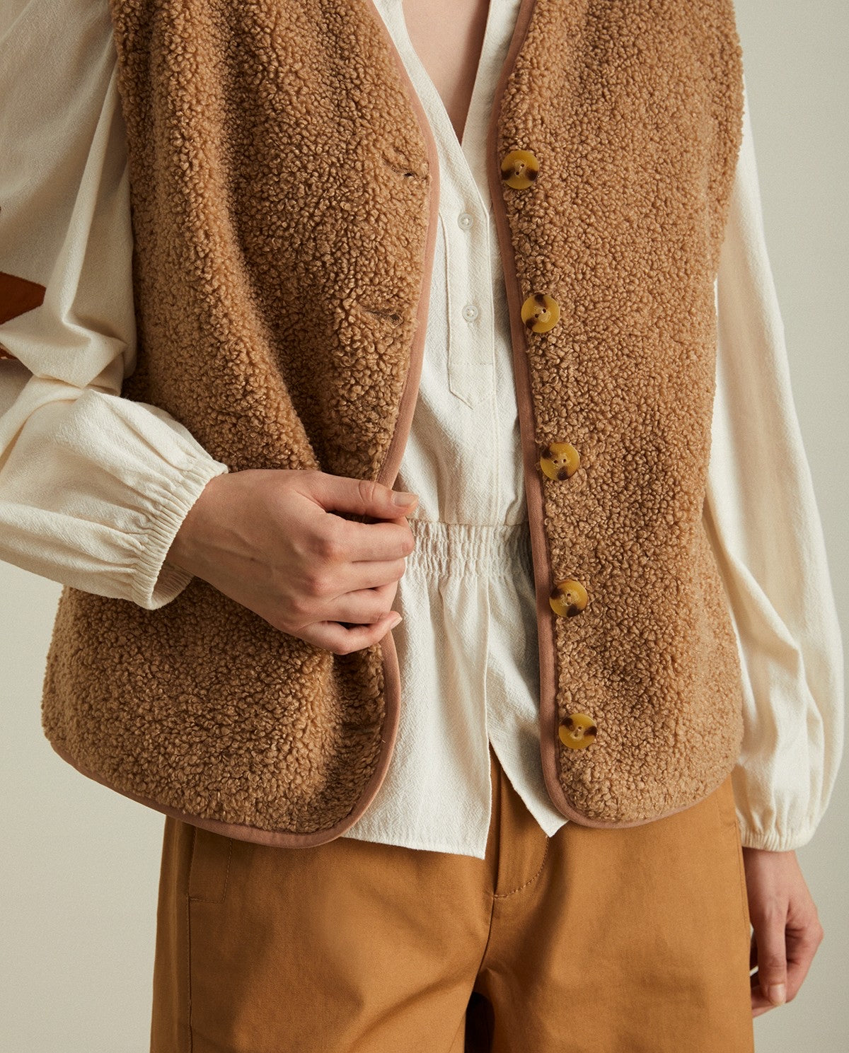 Reversible Teddy Vest