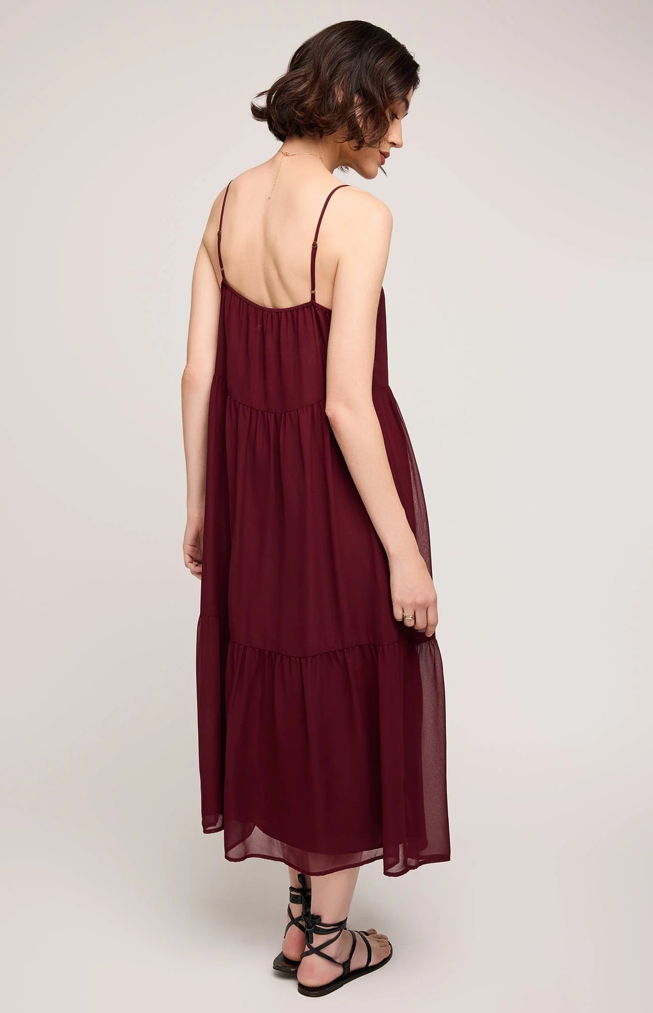 Hollis Dress In Merlot