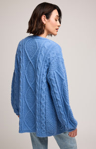 Betty Cardigan In Pacific