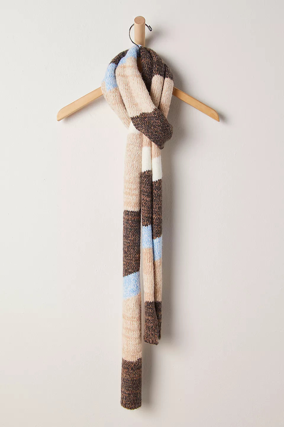 Carina Swirl Scarf In Tan