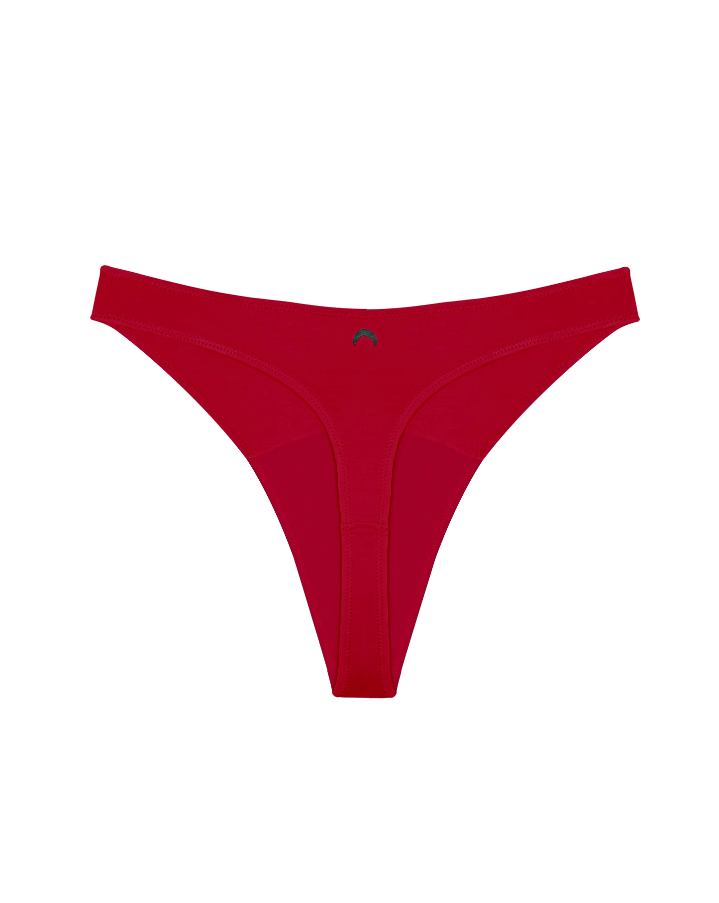 Mineral Undies High Rise Thong In Red