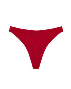 Mineral Undies High Rise Thong In Red