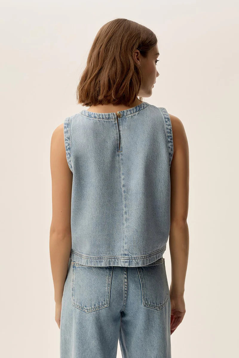 Louzou Denim Top