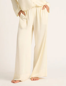 Vegan Silk Wide Leg Sleep Pant