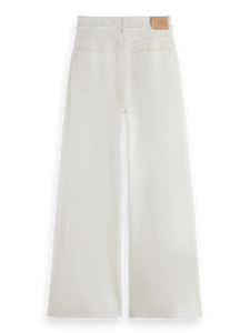 Wave Wide Leg Jeans In Fade