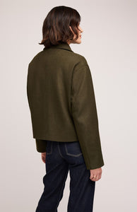 Marguerite Peacoat In Hunter Green