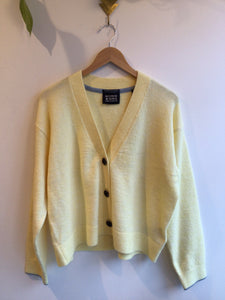 Relaxed Fit Fuzzy Cardigan