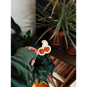 Pair Of Cherries Sticker