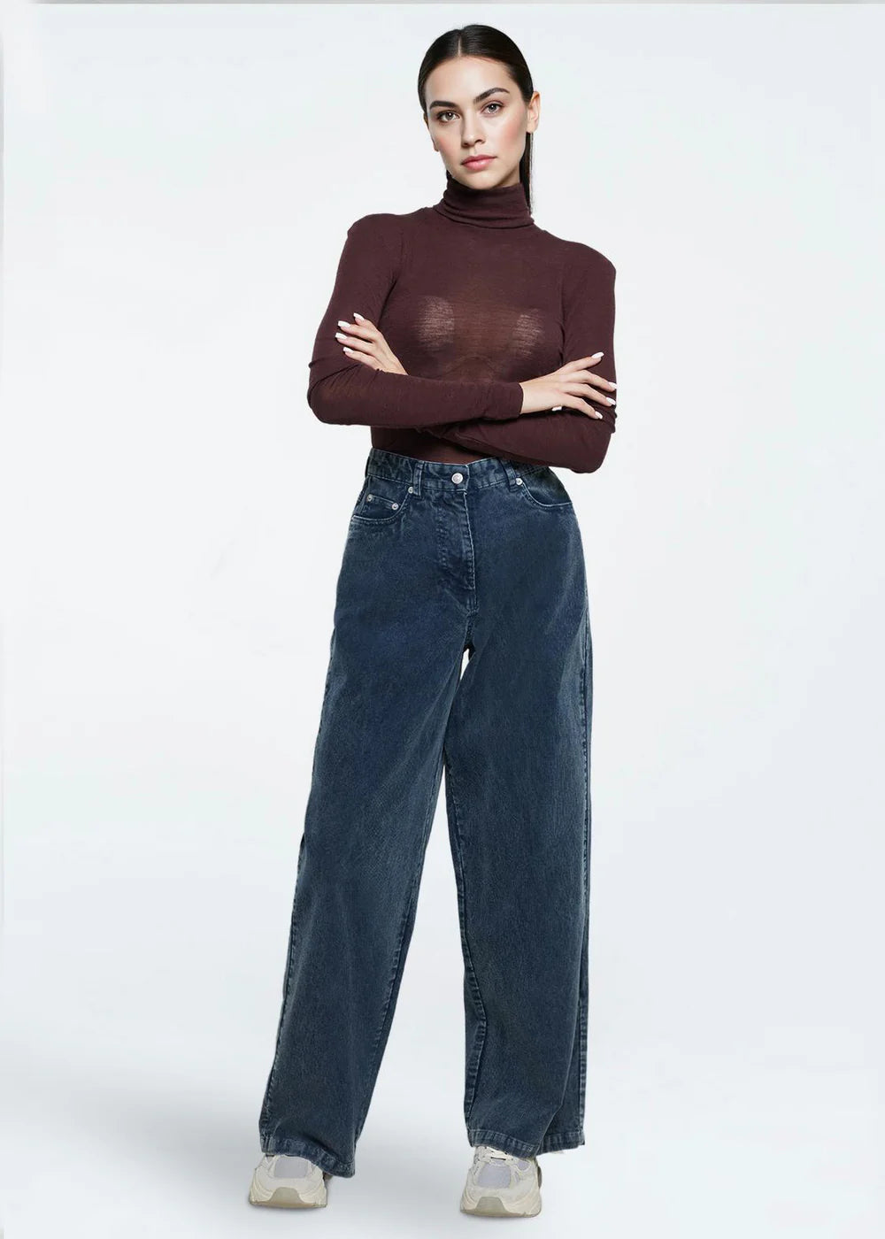 Aiyas Corduroy Pants In Legion Blue