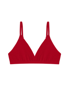 Mineral Triangle Bra In Red