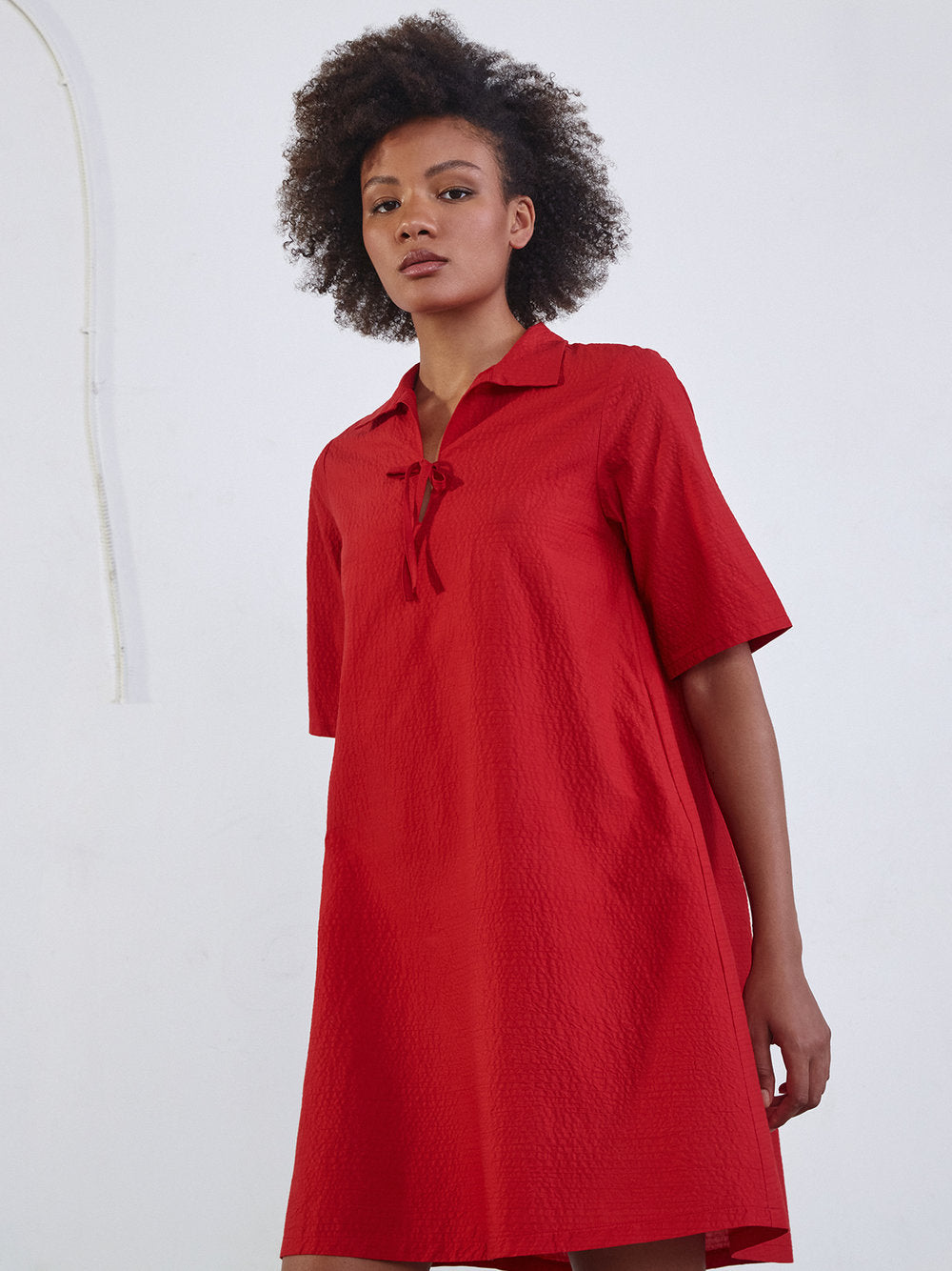 Leland Dress In Flame