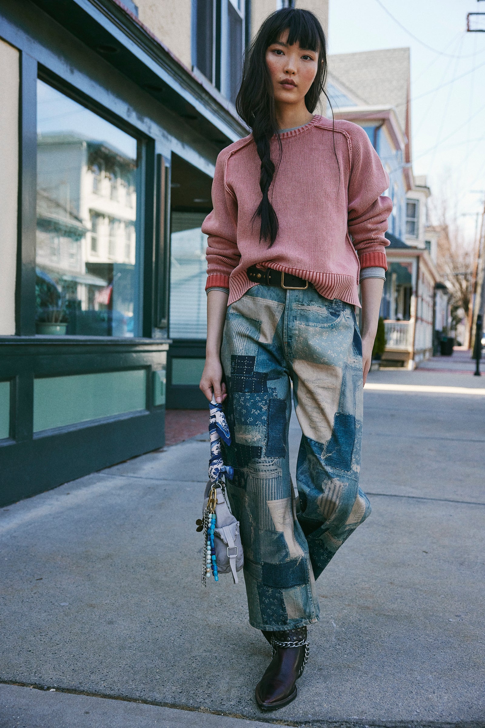 Spring Street Pullover In Bijou