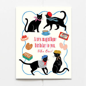 Tres Magnifique Birthday Greeting Card