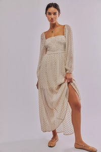 Malina Maxi Dress In Tea